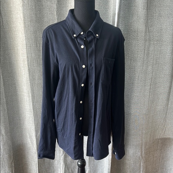 Banana Republic Blue Casual Button Down Shirt - Picture 1 of 5